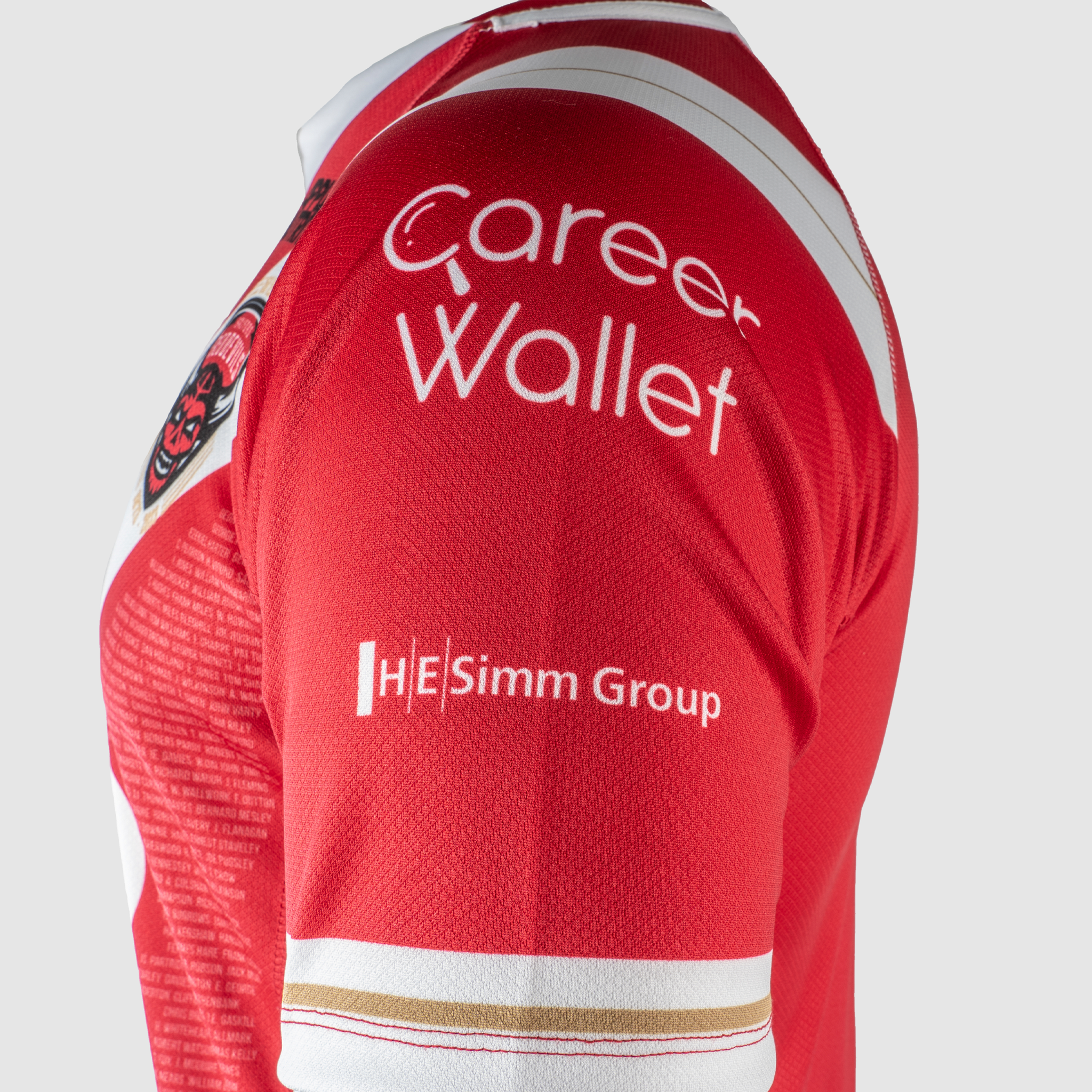 Salford Red Devils Home Players Test Shirt 2023