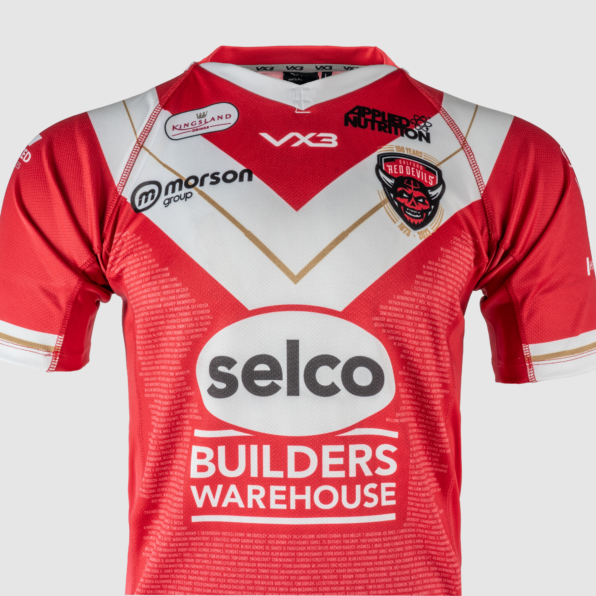 Salford Red Devils Home Players Test Shirt 2023