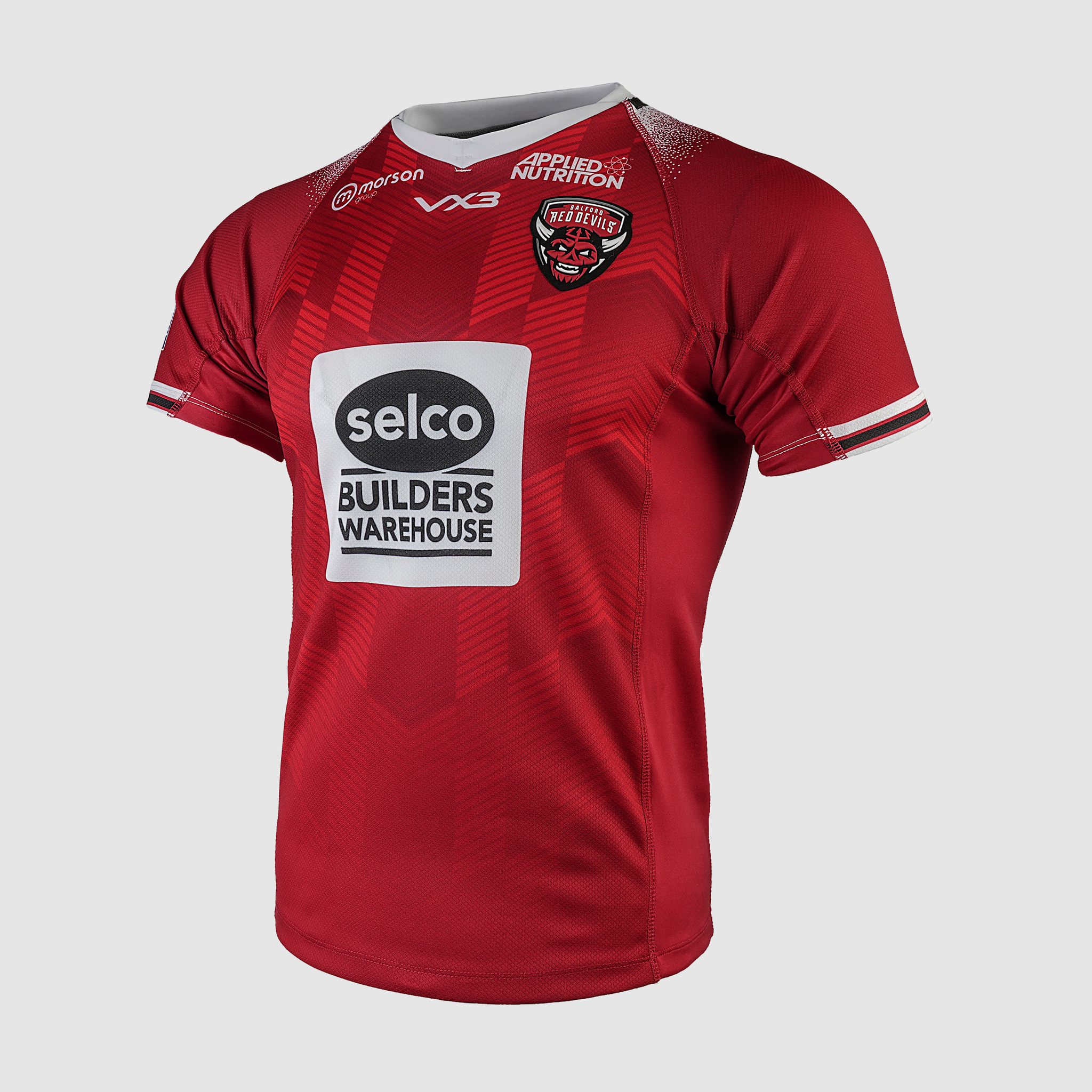 Salford Red Devils 2024 Replica Home Playing Shirt Youth