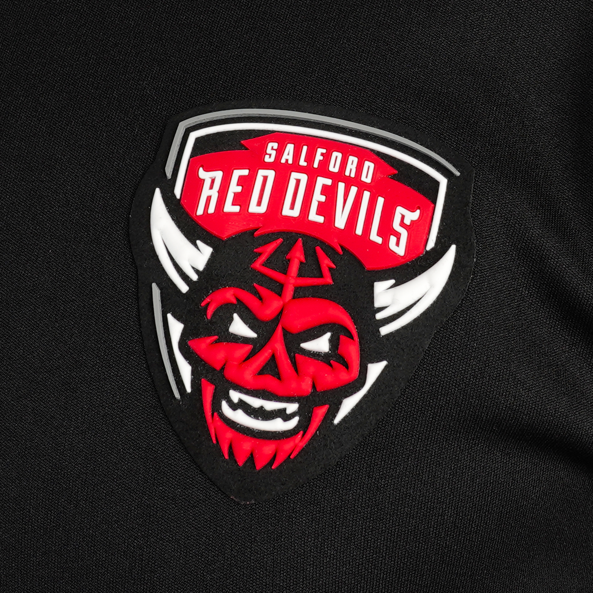 Salford Red Devils 2024 Quadrigo Black Training Tee YOUTH