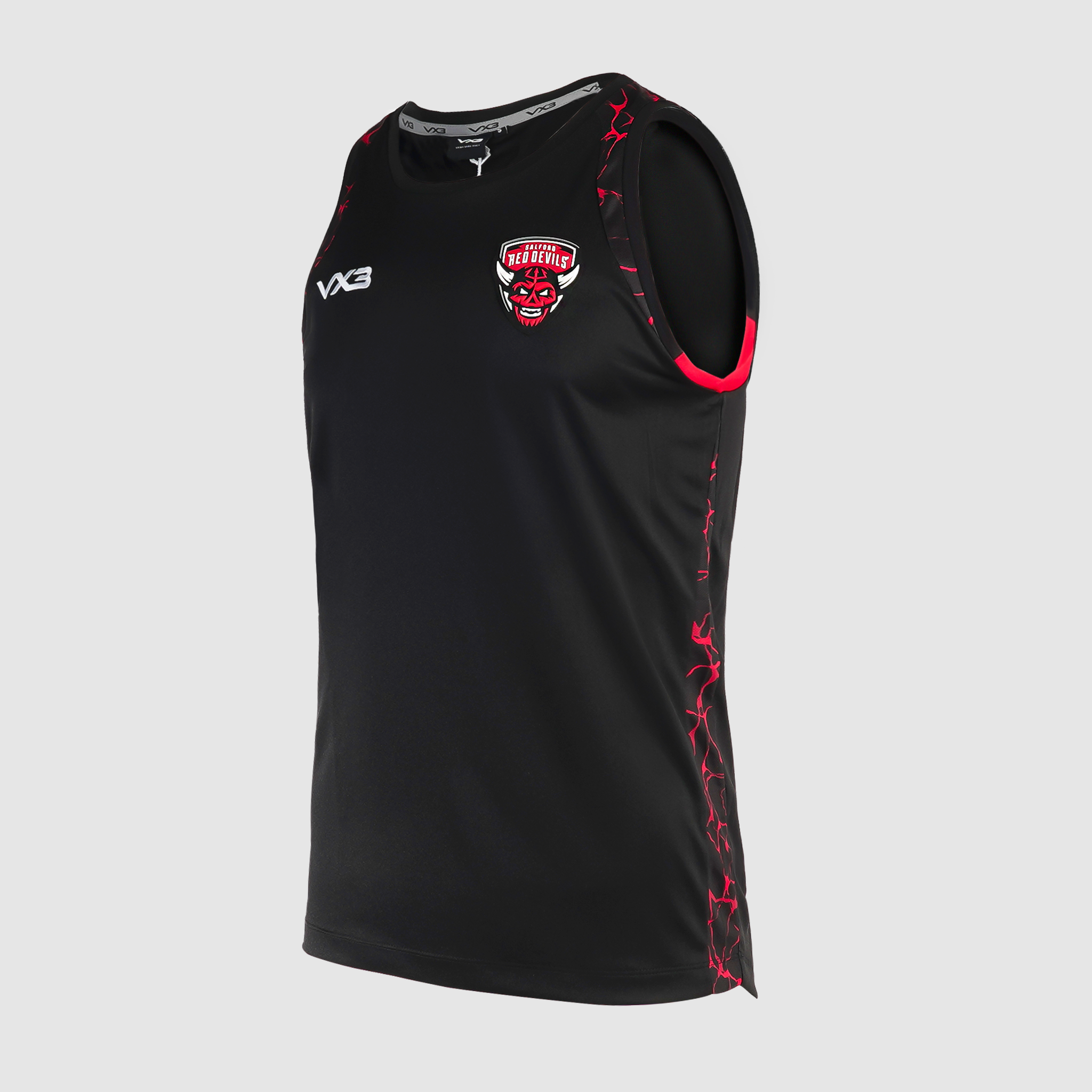 Salford Red Devils 2024 Black Quadrigo Vest