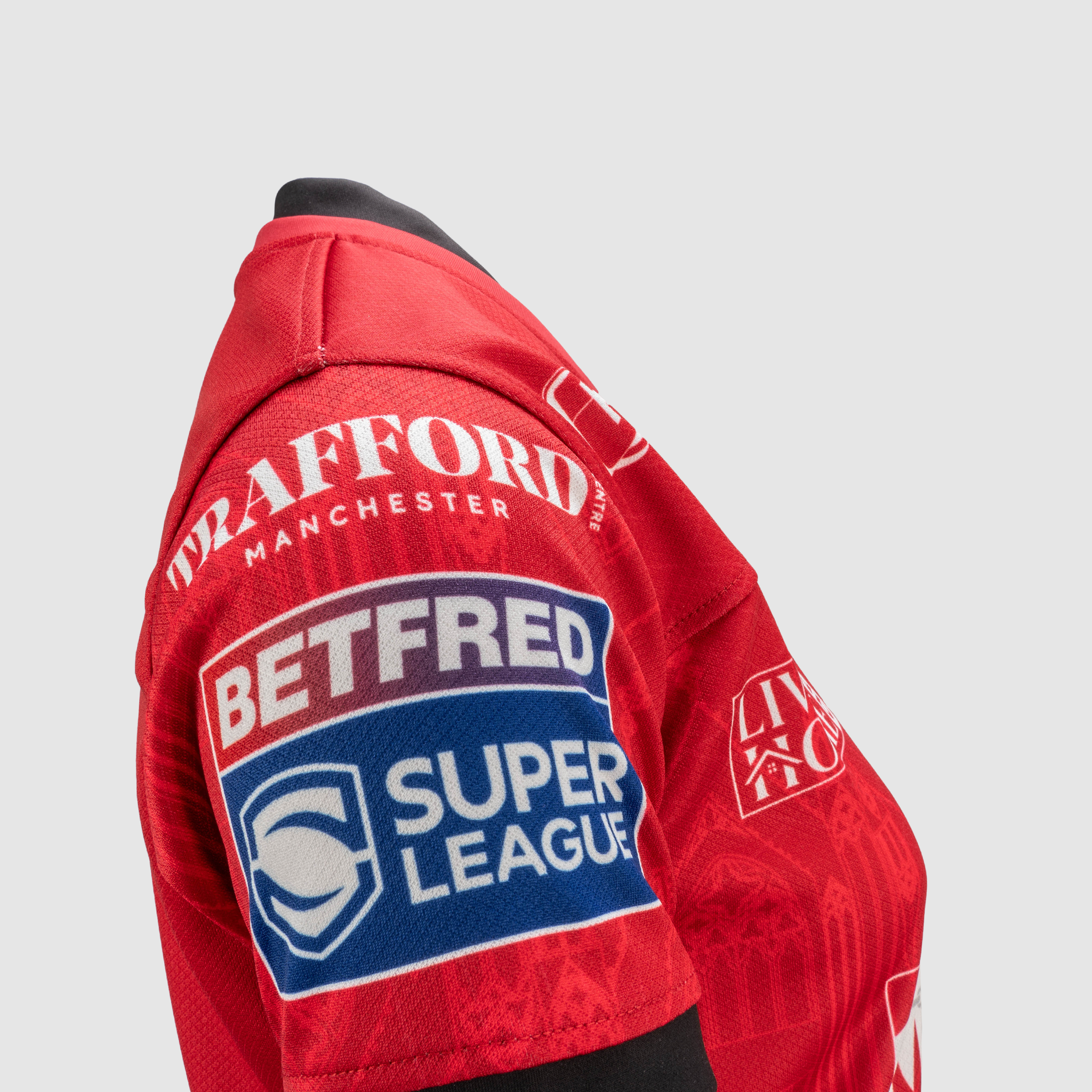 Salford Red Devils 2025 Replica Home Playing Shirt LADIES