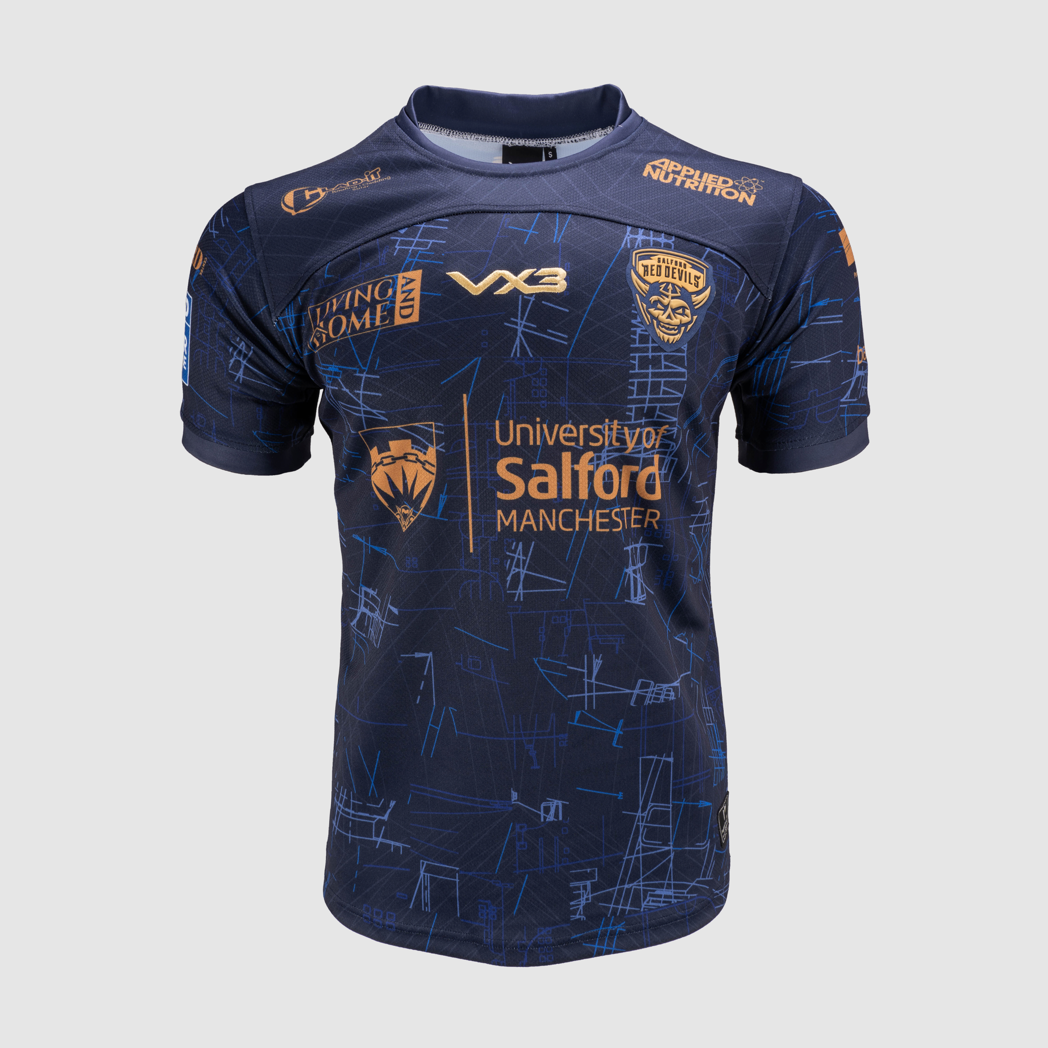 Salford Red Devils 2025 Replica Away Playing Shirt