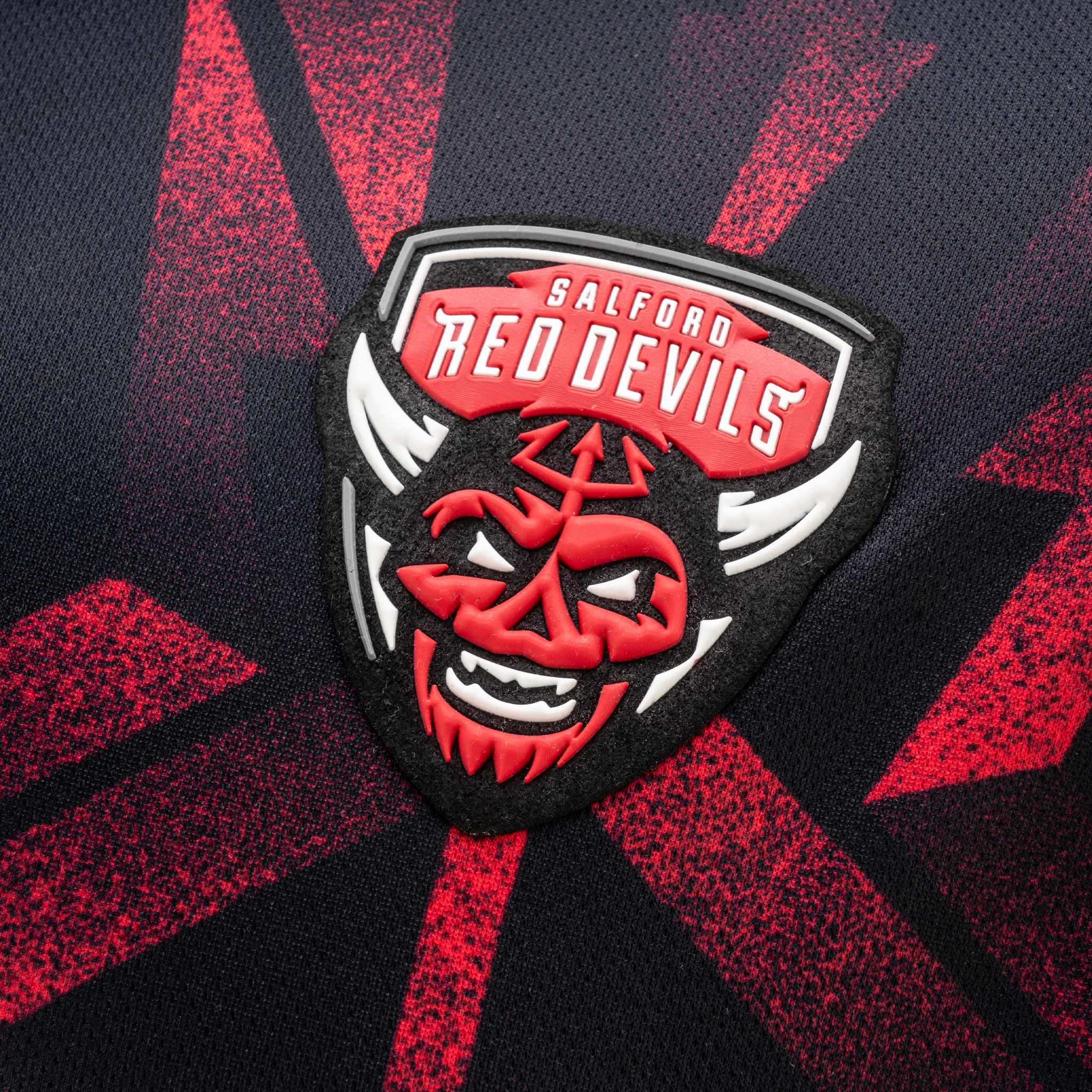 Salford Red Devils 2025 Warm Up Tee Red/Black