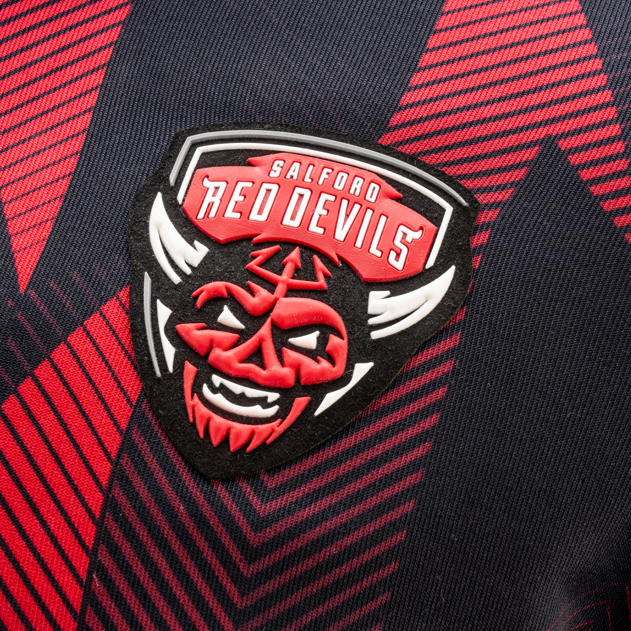 Salford Red Devils 2025 Anthem Jacket Black/Red