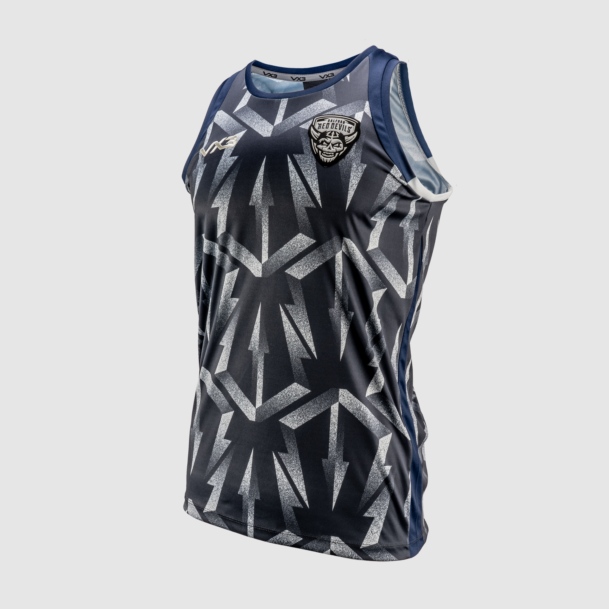 Salford Red Devils 2025 Quadrigo Vest Navy/Slate