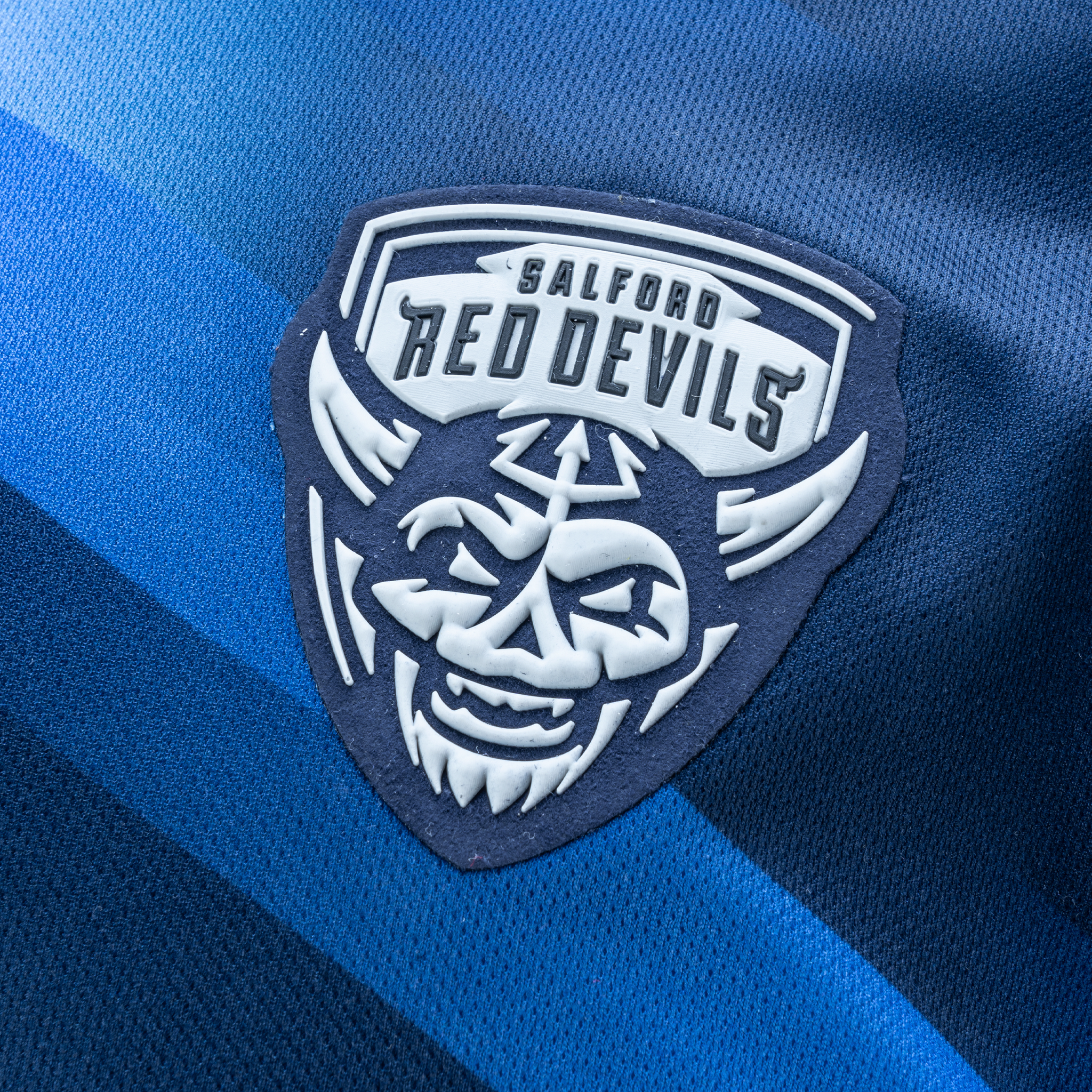 Salford Red Devils 2025 Warm Up Tee Blue/Navy