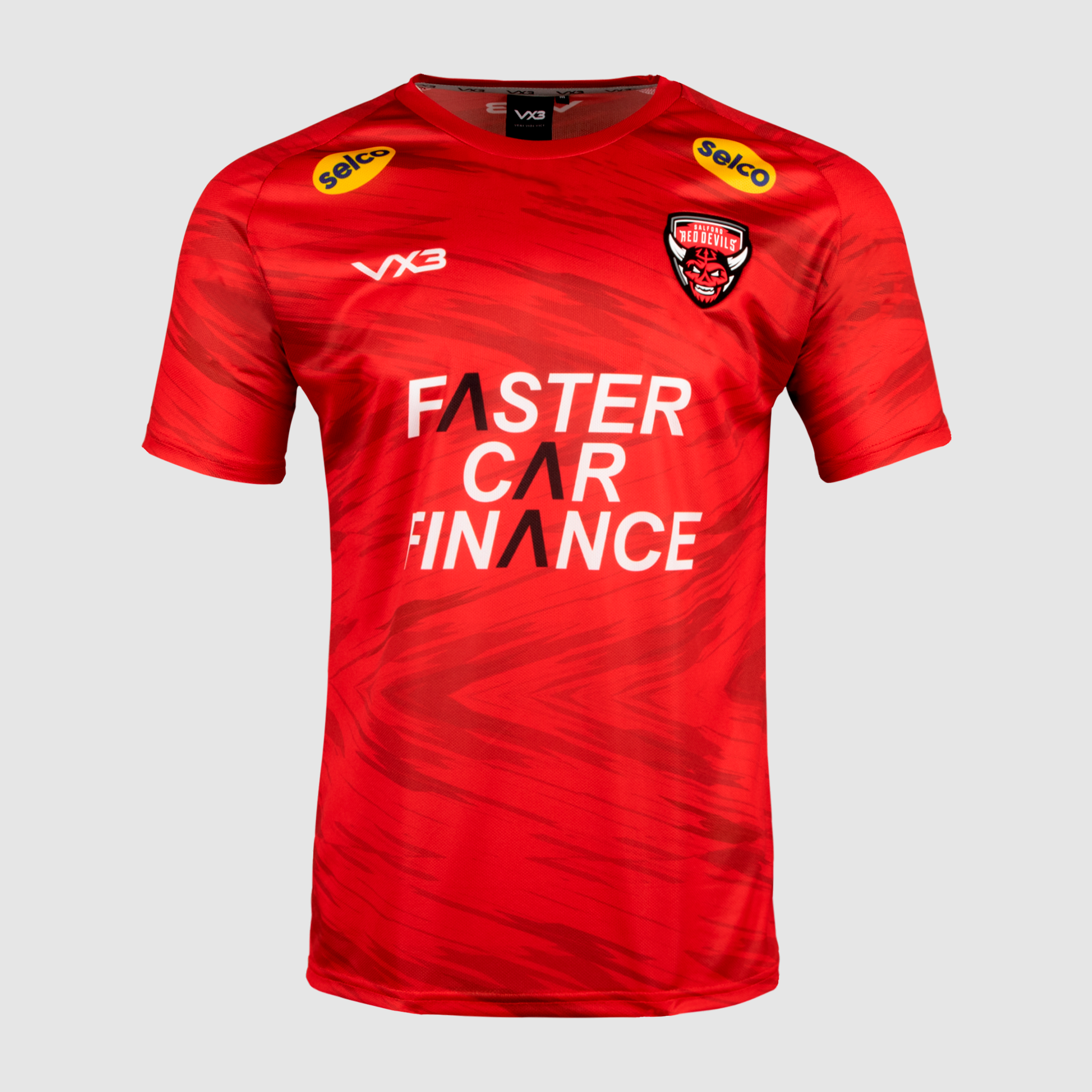 Salford Red Devils 2022 Youth Training Tee Red