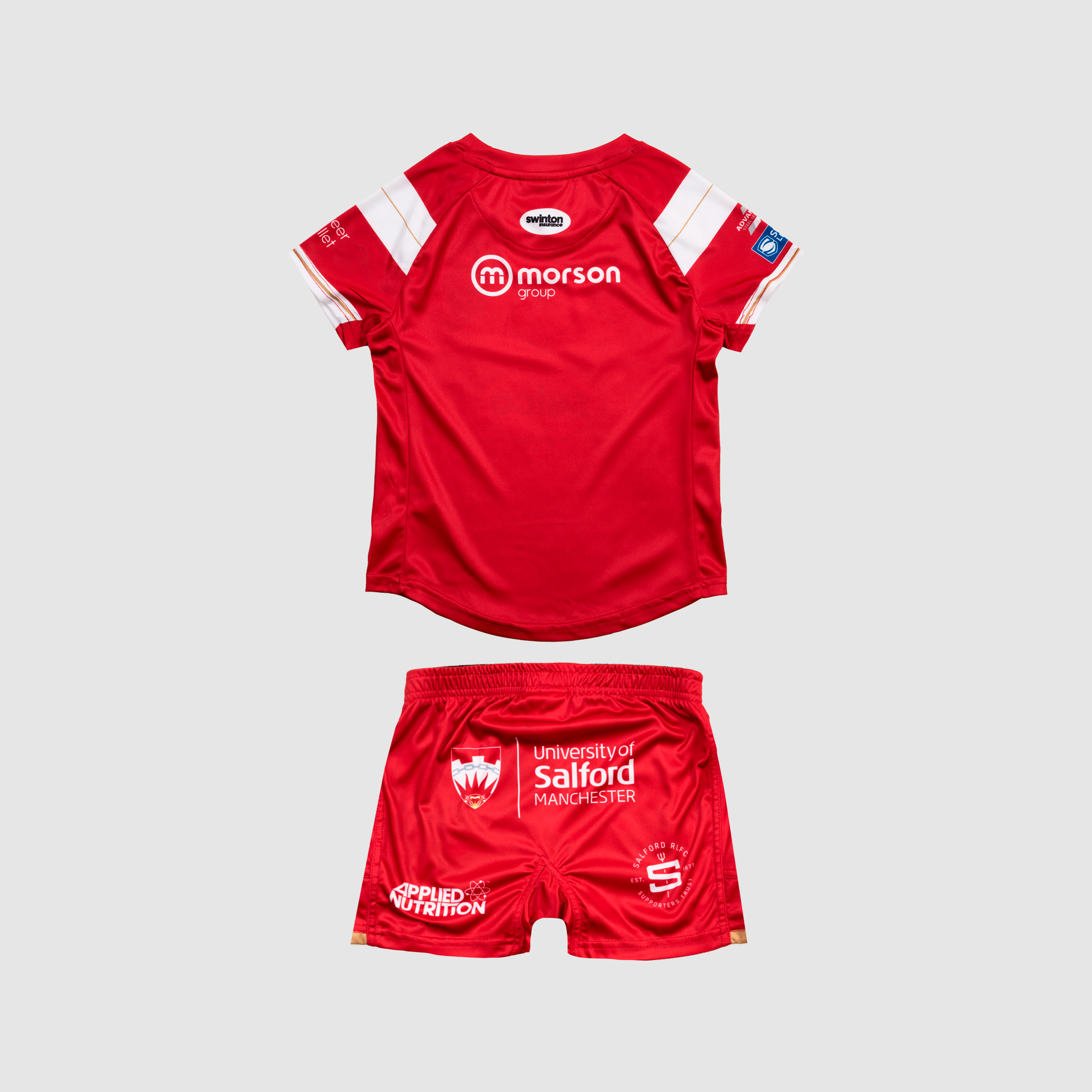 Salford Red Devils 2023 Replica Infant Home Playing Kit