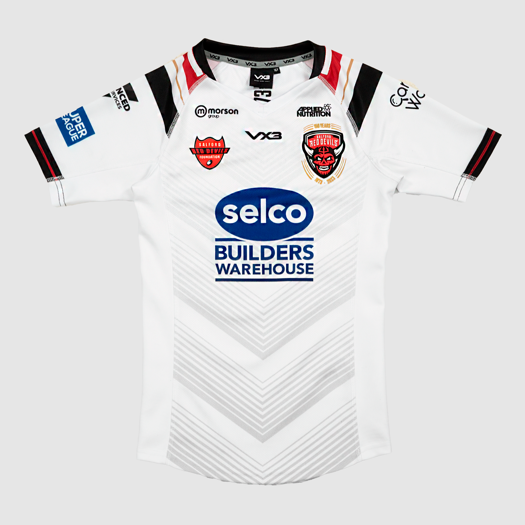 Salford Red Devils 2023 Replica Youth Away Playing Shirt