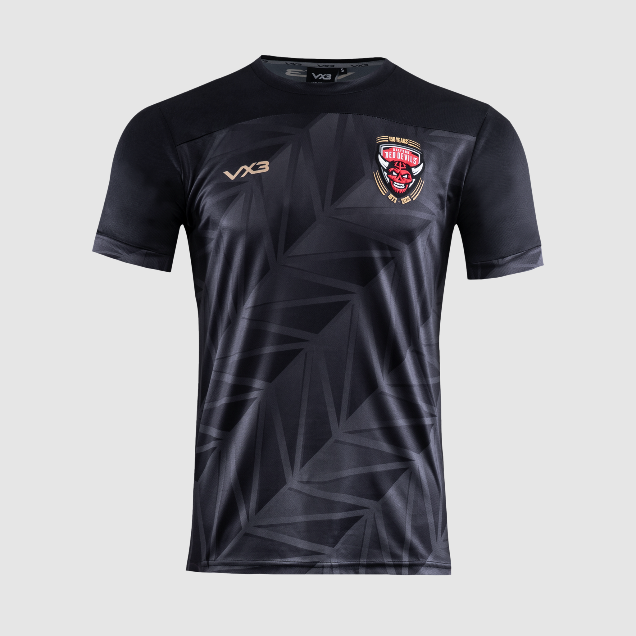 Salford Red Devils 2023 Training Tee Black Youth