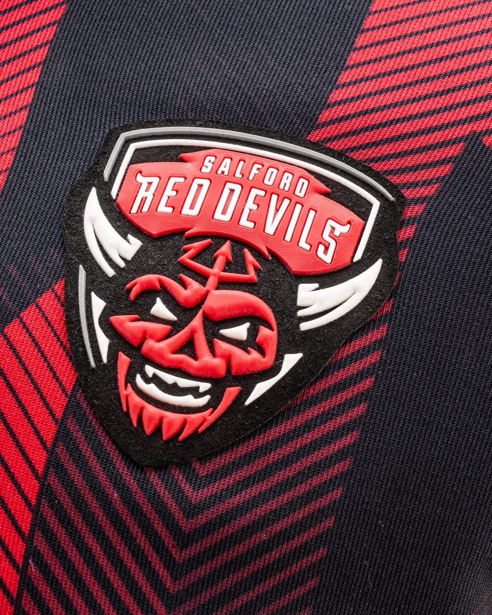 Salford Red Devils 2025 Anthem Jacket Black/Red