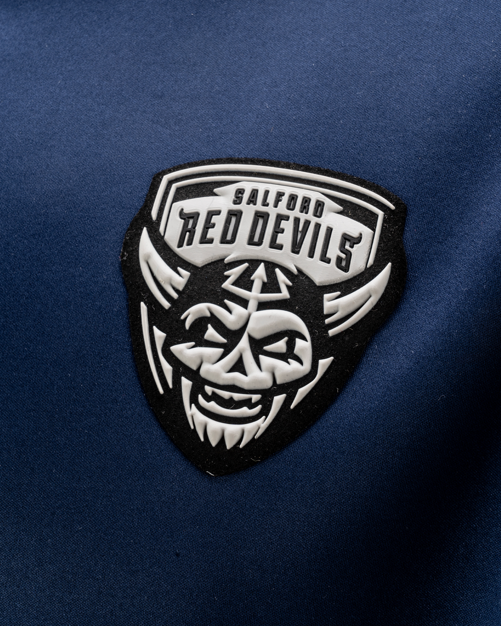 Salford Red Devils 2025 Quadrigo Hoodie Navy/Slate