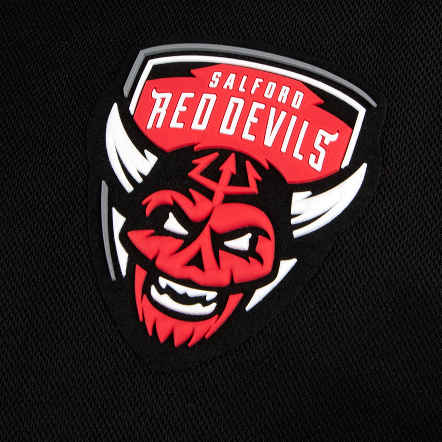 Salford Red Devils 2022 Fortis Polo Black/Red