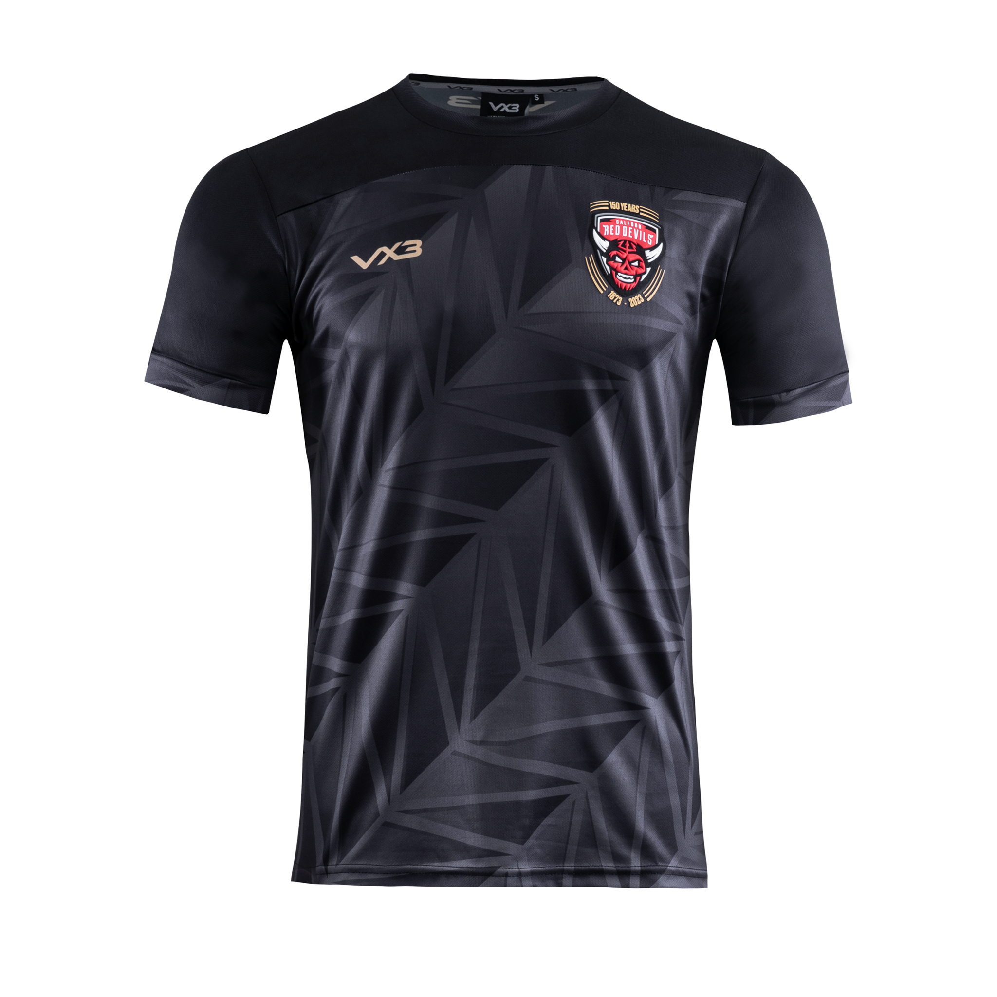 Salford Red Devils 2023 Training Tee Black